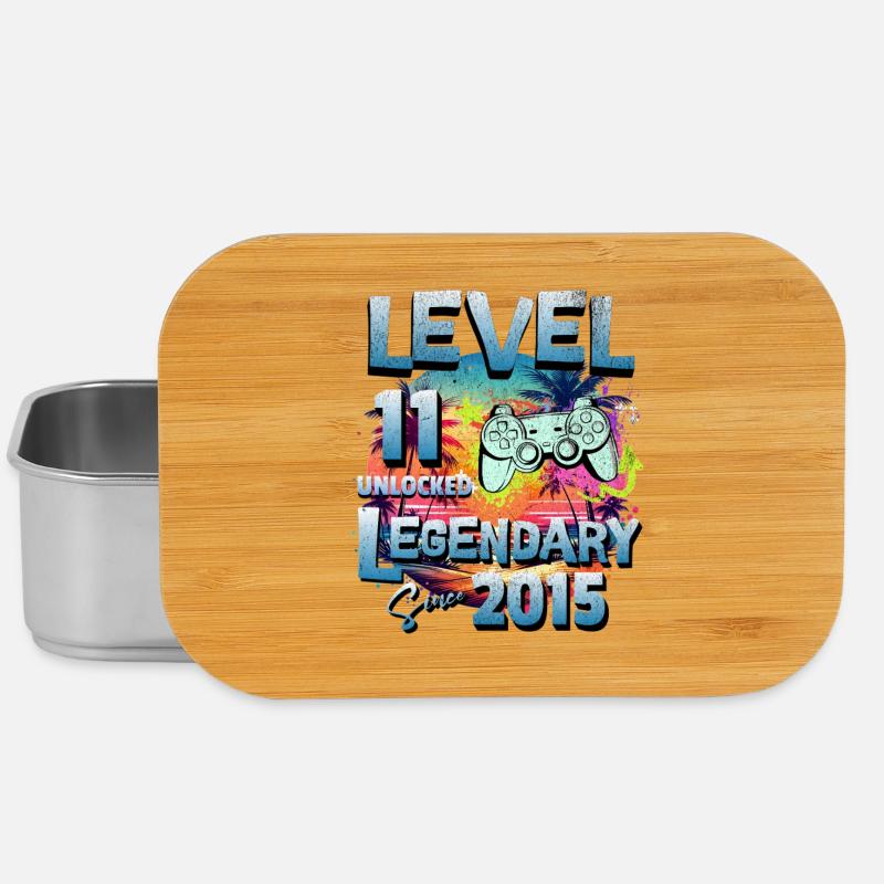 Level 11 Jahre Freigeschaltet seit 2015 Geburtstag - Lunch Box - Silber