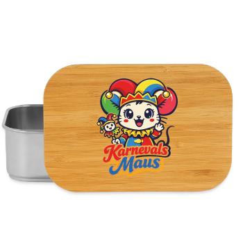 Karnevals Maus | Kawaii Kostüm Verkleidung - Lunch Box - Silber - Vorne