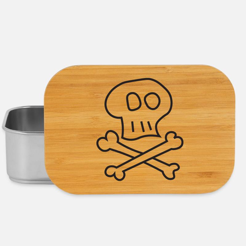 Skull_and_Bones - Boîte à goûter - argent