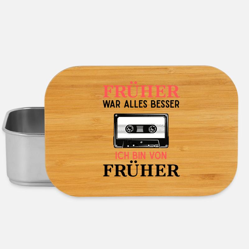 Everything used to be better cassette nostalgia - Lunch Box - silver