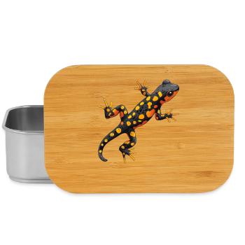 Feuersalamander Salamander - Lunch Box - Silber - Vorne