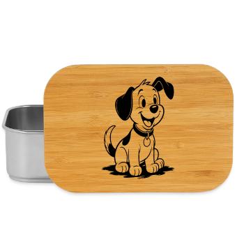 Dog Friendly Cartoon - Lunch Box - silver - Front