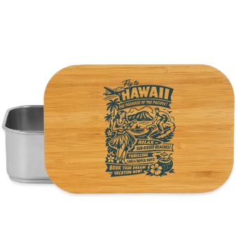 Affiche du voyage de rêve à Hawaï des années 50 - Boîte à goûter - argent - Devant