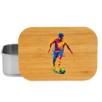 Paint Splash Soccer Hero - Lunch Box - silver - Front
