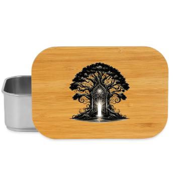 Porte de Lumière de l’Arbre de Cristal - Boîte à goûter - argent - Devant