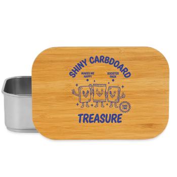 Shiny Cardboard Treasure Makes Happy Booster Pack - Lunch Box - silver - Front
