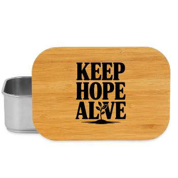 Keep Hope Alive - Lunch Box - silver - Front