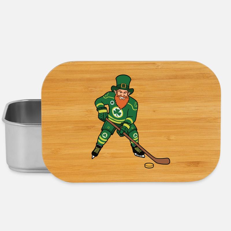 Hockey St. Patricks Tag - Lunch Box - Silber