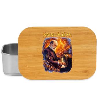 Saint-Saëns Piano Fireworks - Lunch Box - silver - Front