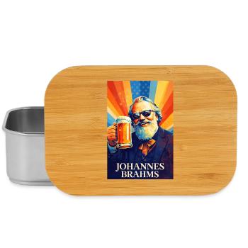 Johannes Brahms - Lunch Box - Silber - Vorne