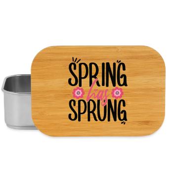 Spring Has Sprung Pagan Spring March Equinox - Lunch Box - silver - Front
