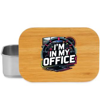 Ich bin in meinem Büro - Lunch Box - Silber - Vorne