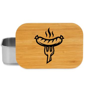 Wurst Bratwurst - Lunch Box - Silber - Vorne