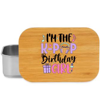 I'm The K Pop Birthday Girl - Lunch Box - Silber - Vorne