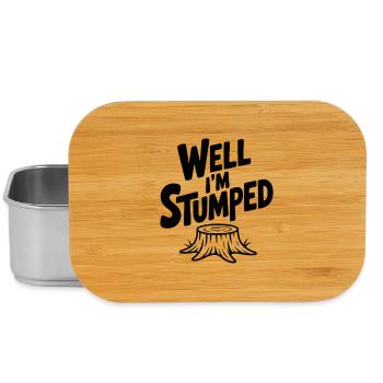 Well I'm Stumped - Lunch Box - silver - Front