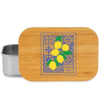 Italien Zitronen Italia Amalfi Küste Sommer - Lunch Box - Silber - Vorne