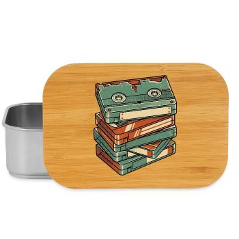 VHS Videocassette Retro Vintage - Lunch Box - silver - Front