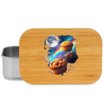 Space Muffins délice cosmique - Boîte à goûter - argent - Devant