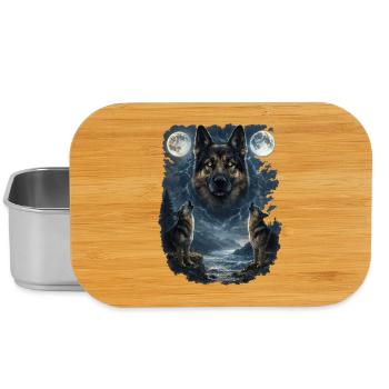 Zwei Monde German Sheperd - Lunch Box - Silber - Vorne