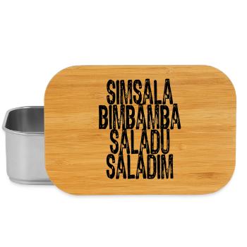 Simsalabimbambasaladusaladim - Lunch Box - Silber - Vorne