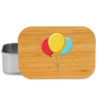 Luftballons - Lunch Box - Silber - Vorne