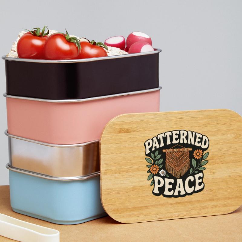 Patterned Calm | Macrame Boho Lunch Box