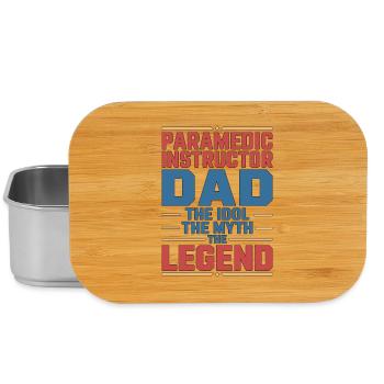 Paramedic Instructor Dad The Idol Emergency Care - Lunch Box - silver - Front