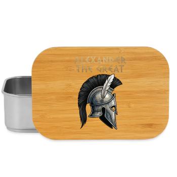 Alexander der Große Kriegerhelm - Lunch Box - Silber - Vorne