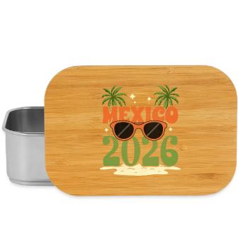 Mexiko 2026 - Lunch Box - Silber - Vorne