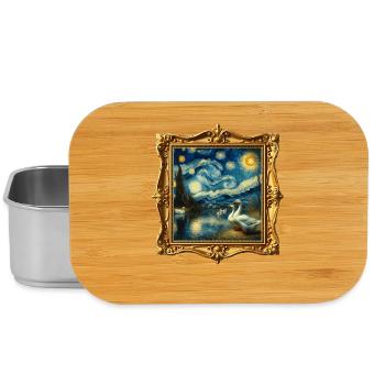 Emdengans Starry Night - Lunch Box - silver - Front