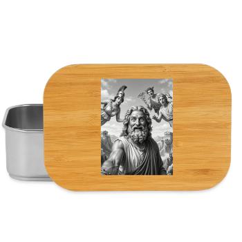 Zeus Selfie mit den Göttern - Lunch Box - Silber - Vorne
