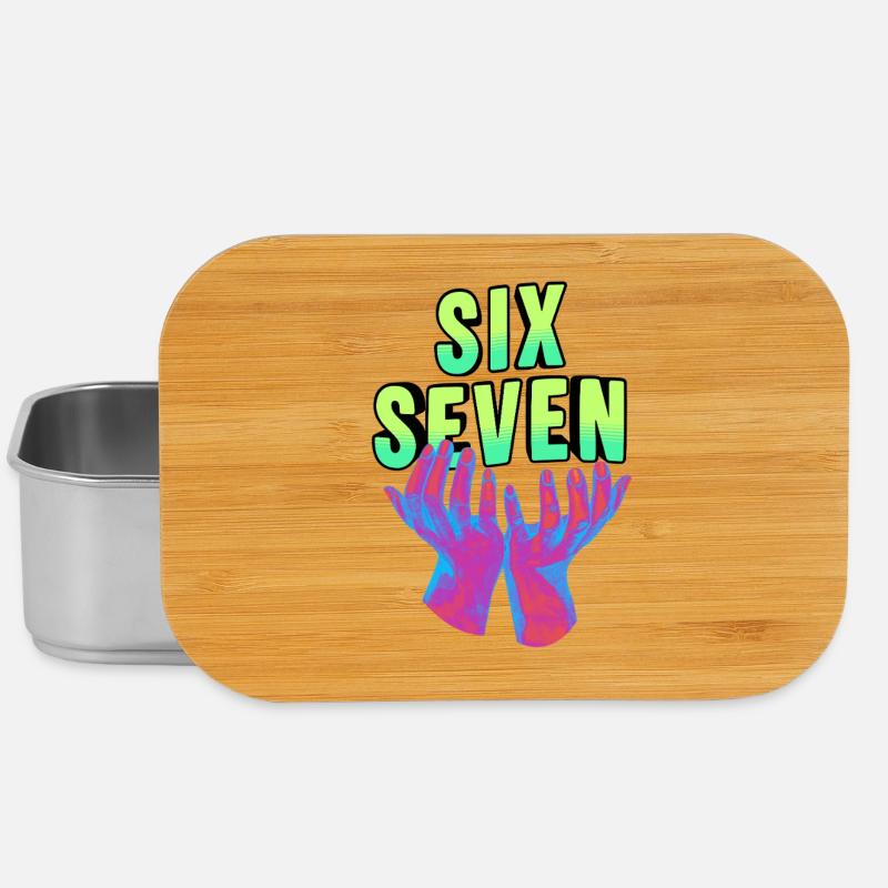 Six seven Meme 67 - Lunch Box - silver