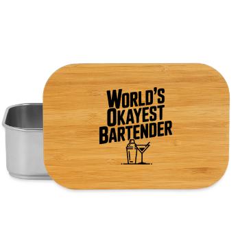 Barman le plus correct du monde - Boîte à goûter - argent - Devant