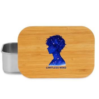 Limitless Mind Galaxie Silhouette - Lunch Box - Silber - Vorne