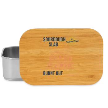 Sauerteigbrot-Backer Die Sauerteigplatte - Lunch Box - Silber - Vorne