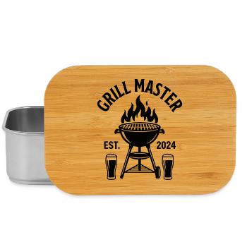 GRILL MASTER EST 2024 Grillmeister - Lunch Box - silver - Front