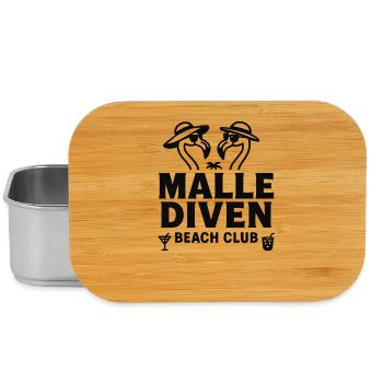 Malle Diven Beach Club Flamingo Mallorca Party - Lunch Box - silver - Front
