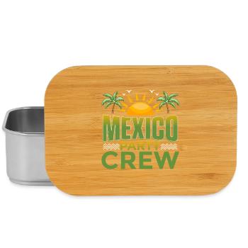 Mexiko Party Crew - Lunch Box - Silber - Vorne