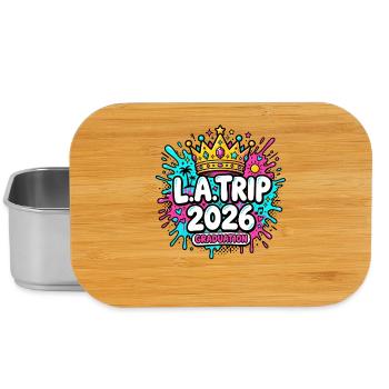 LA Trip 2026 - Lunch Box - Silber - Vorne
