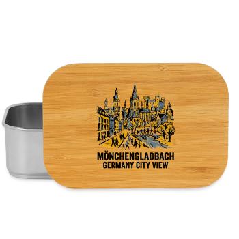 Mönchengladbach Germany Skyline And Local - Lunch Box - Silber - Vorne