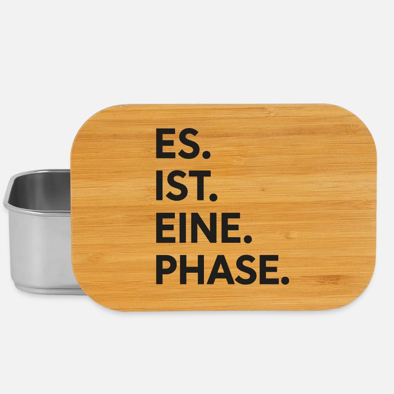 Es. ist. eine. Phase. - Lunch Box - Silber