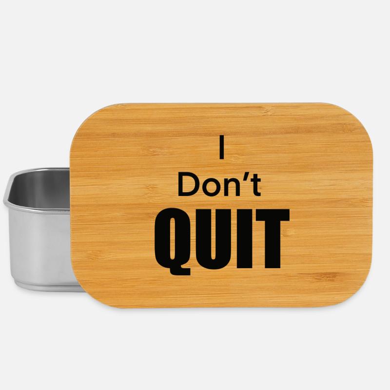 I_Don-t_Quit - Lunch Box - Silber