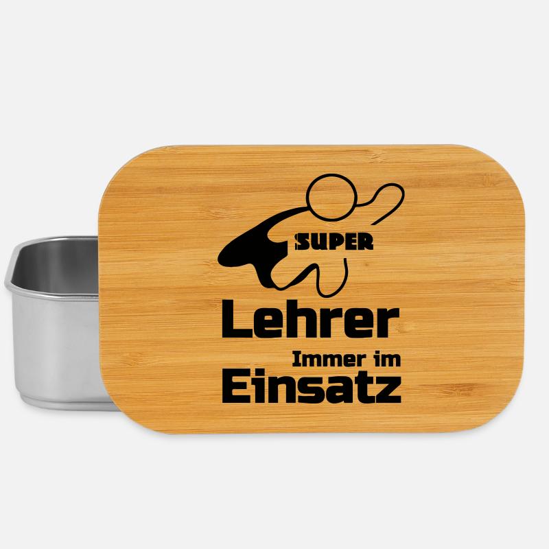 Super Lehrer Geschenk - Lunch Box - Silber