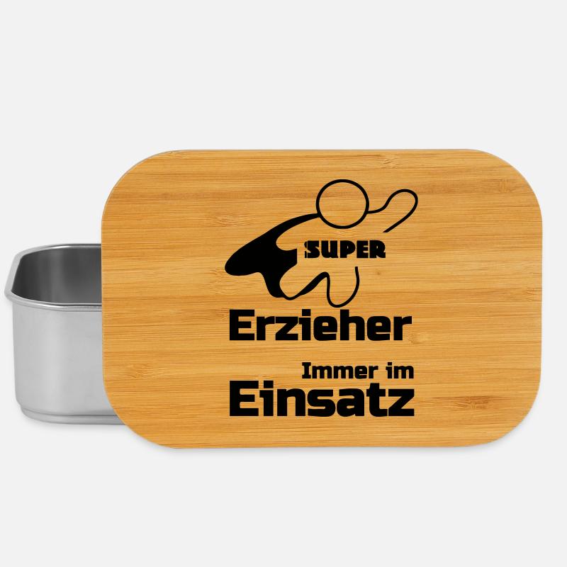 Super Erzieher Geschenk - Lunch Box - Silber