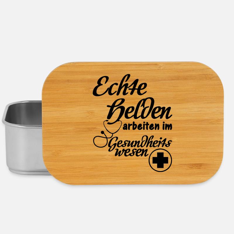 Gesundheitswesen Helden Medizin, Geschenk - Lunch Box - Silber