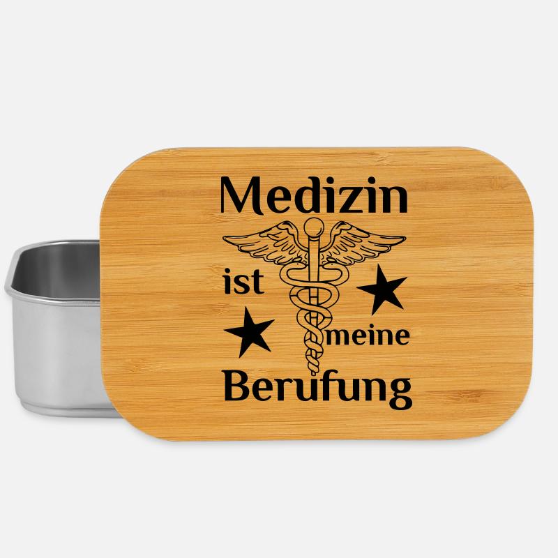 Medizin Beruf Arzt MTA Spruch Geschenk - Lunch Box - Silber