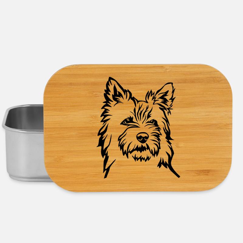 Cairn Terrier - Lunch Box - Silber