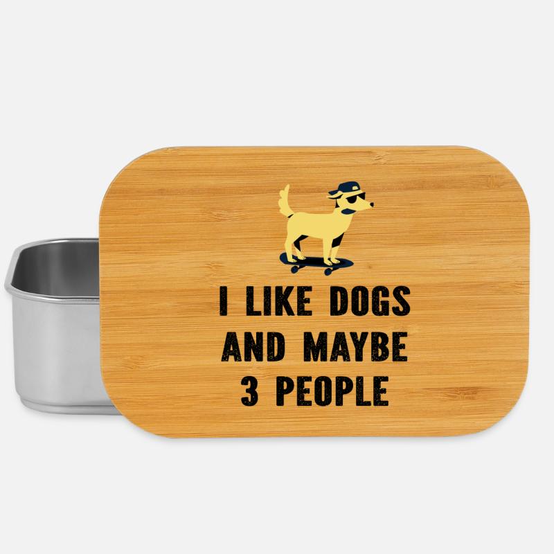 Hund Hunde - Lunch Box - Silber