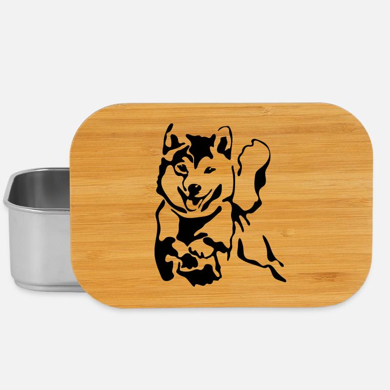 Shiba Inu - Boîte à goûter - argent