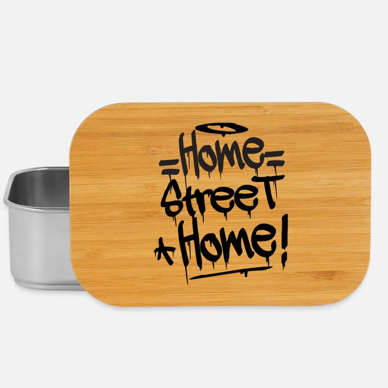 Home Street Home - Lunch Box - Silber